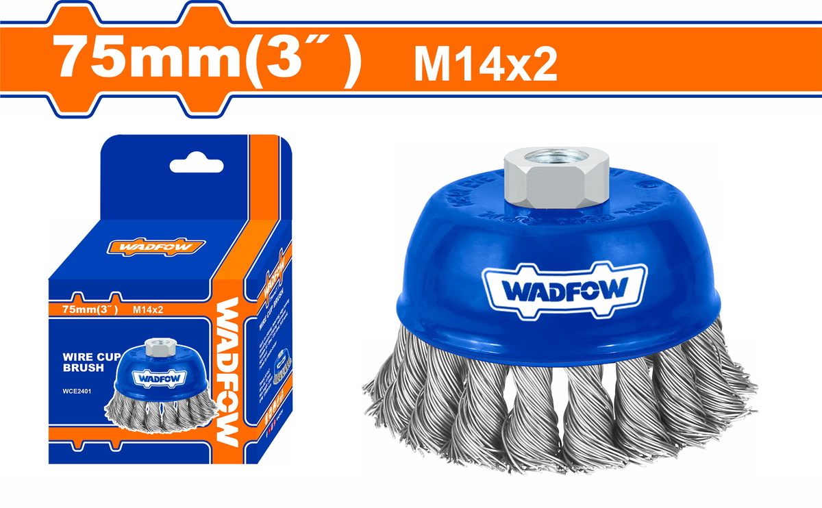 ЧЕТКА МЕТАЛ 75ММ WADFOW WCE2401