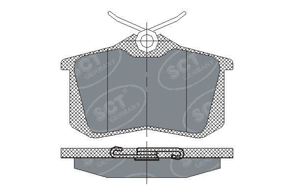 ДИСК ПЛОЧКИ SCT - MANNOL SP 113 PR
