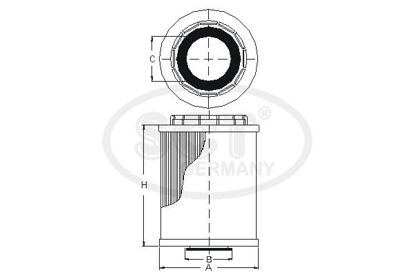 ФИЛТЕР МАСЛО SH 4794 P SCT - MANNOL